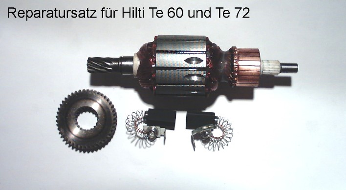 Hilti TE 72 Rotor mit Kohlen (auch fr TE 60)