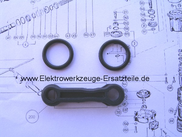 Hilti TE 52 Kurbel + 2 x Dichtring Schlagwerk